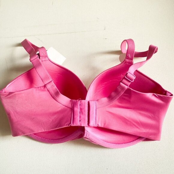 NWT WAcoal Pink  Pushup Back Smoothing Bra 34DD - Picture 4 of 4